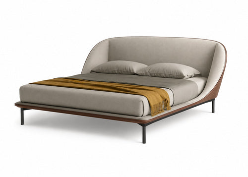 Modern Italian Curved Bed