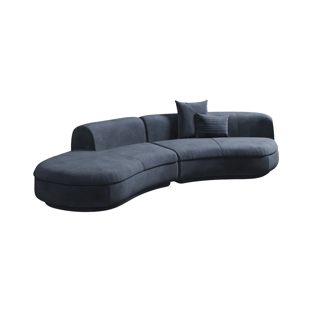 Modular Curved Sectional Sofa