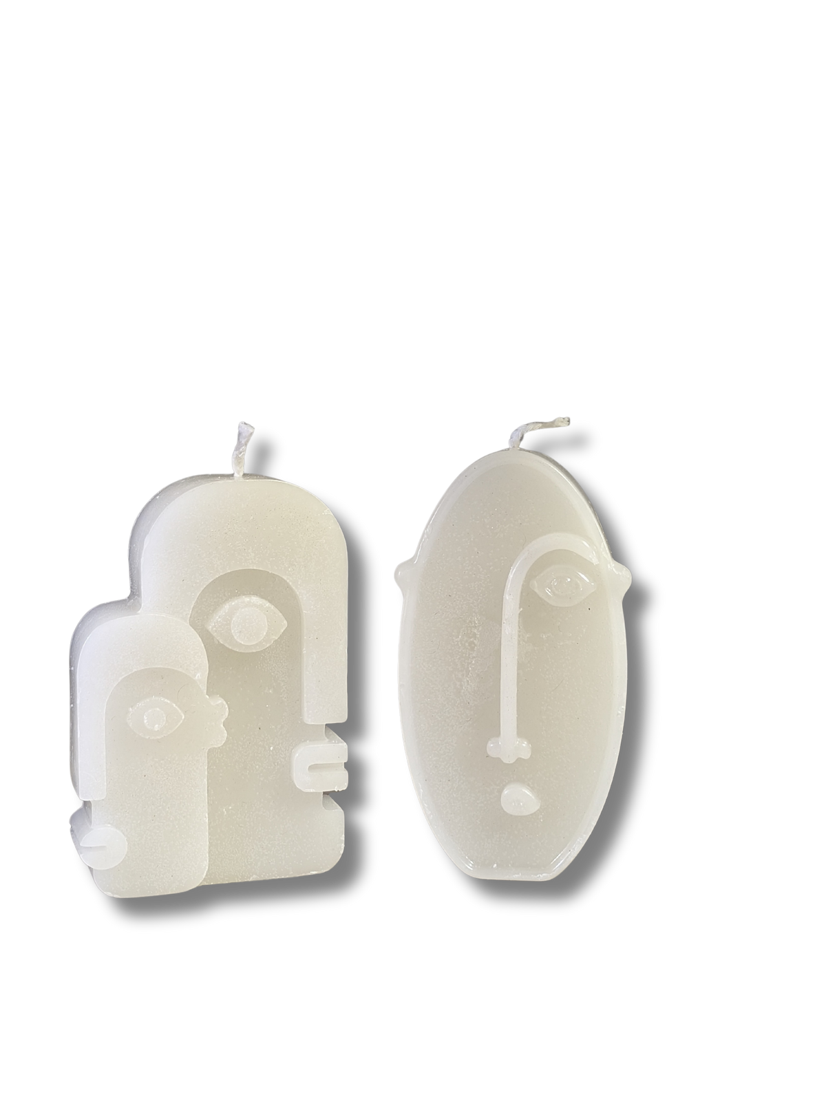 Abstarct Face Candle Set of 3