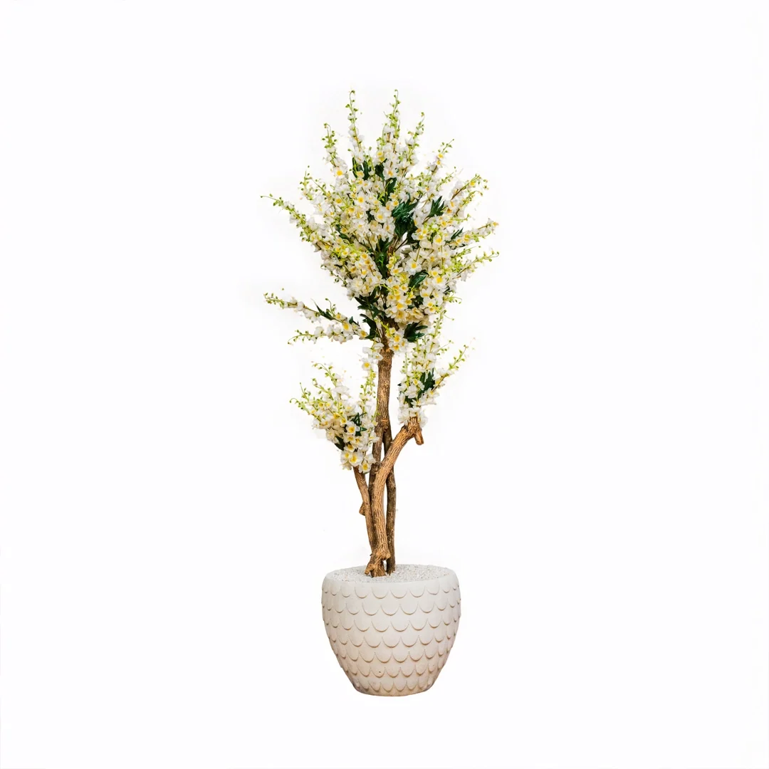 Luma white 6 feet with white blossom 6 feet