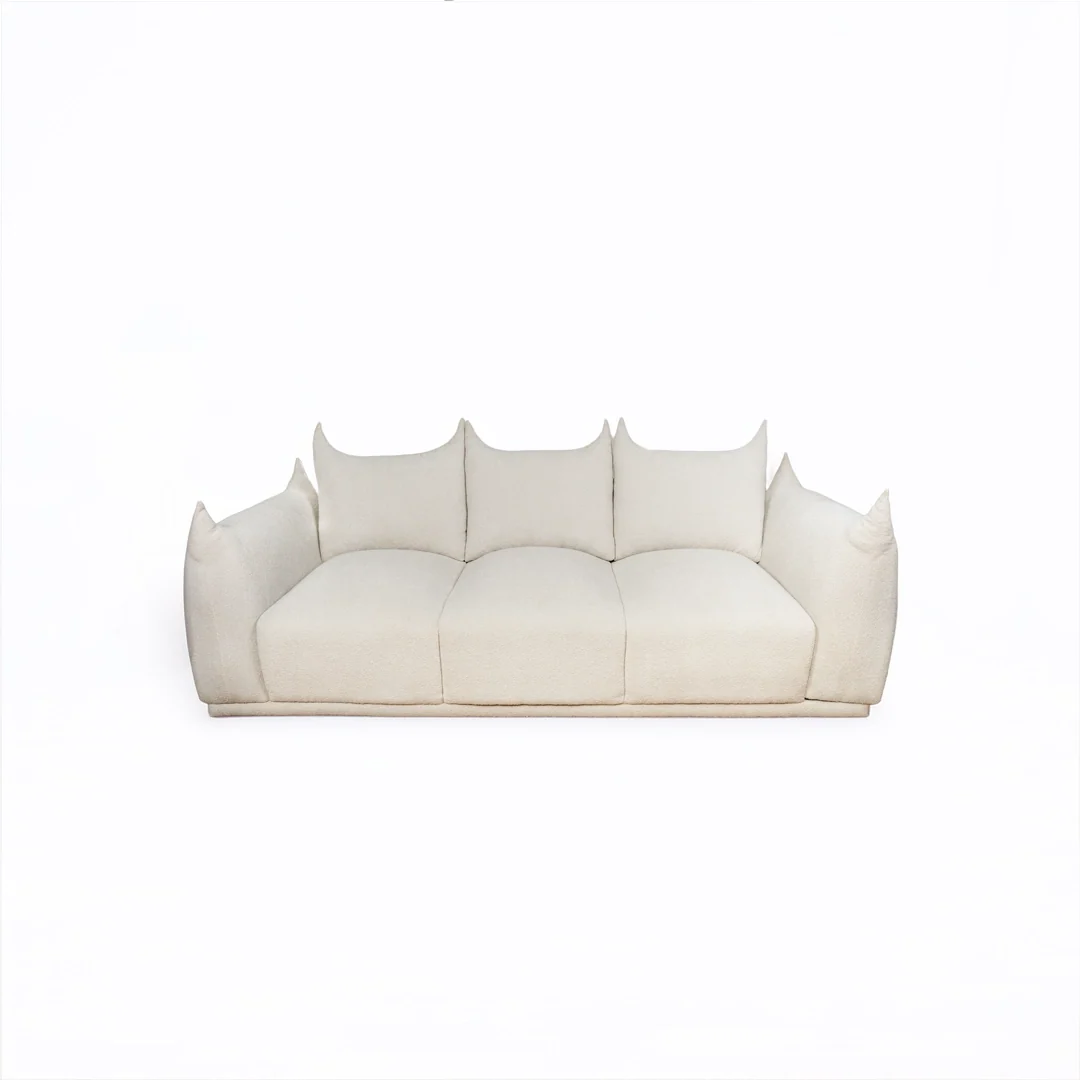 LIAM AR Flex White Rubbing Jute Double pocket spring diamond foam 12 inch cusion