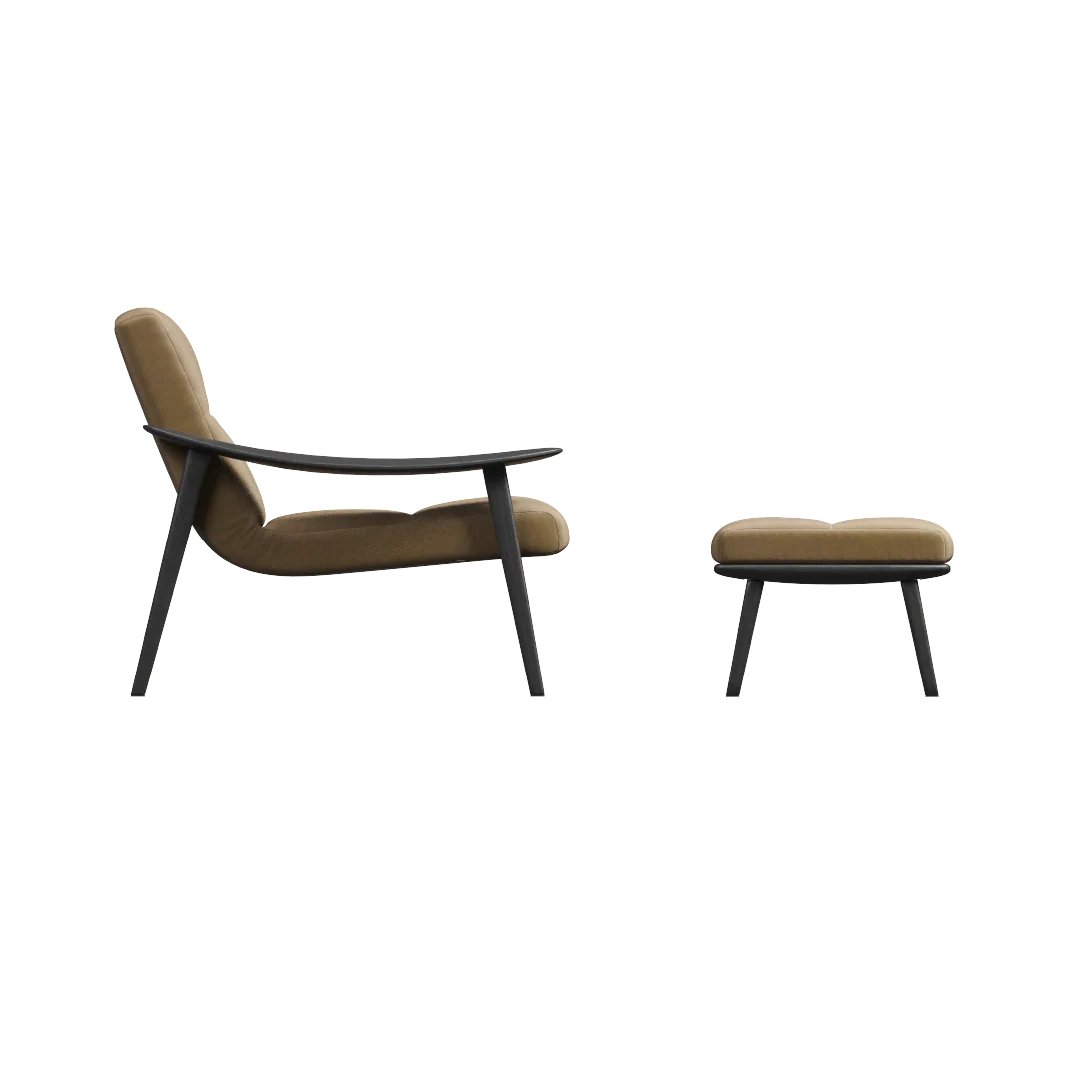 Fynn Lounge Chair and Ottoman