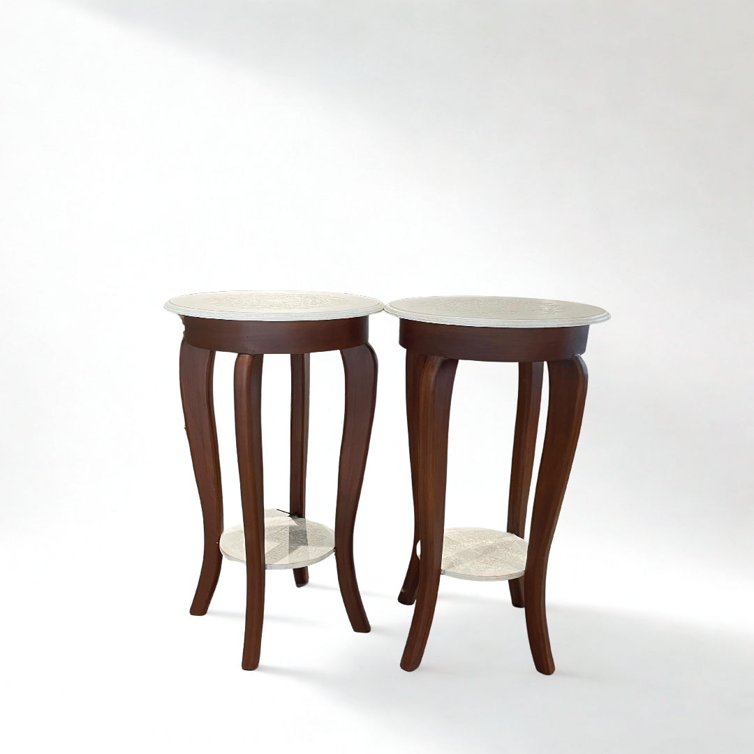 Long Round Table Set