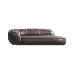 Julep Sofa | Curved Leather Sofa