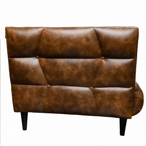ALANYA Rome Zh 1000 Micro Fiber Leather Single pocket Spring + ottoman 42x 42