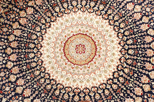 Dome (Navy Blue & Beige)