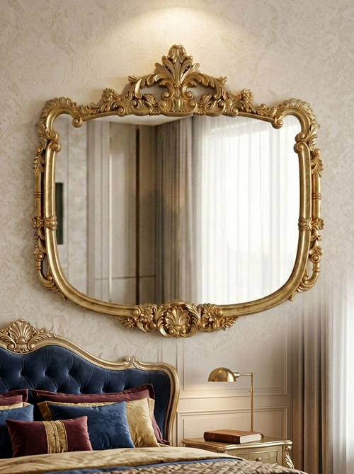 Monarch Carved Mirror