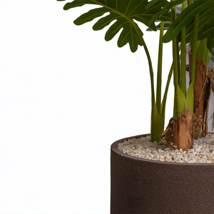 Heaven 22 inches chocolate stone with panja palm