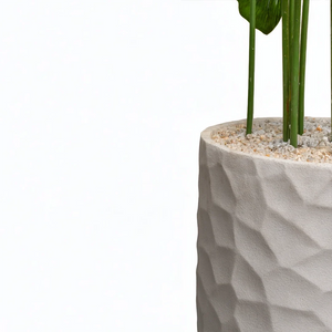 Vinta 17 inches white stone with elephantia