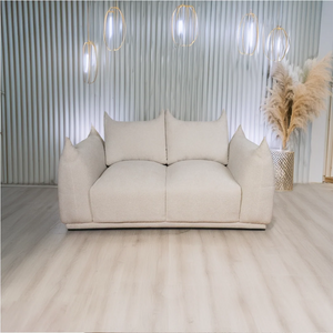 LIAM AR Flex White Rubbing Jute Double pocket spring diamond foam 12 inch cusion