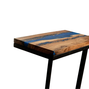 Ocean matte end table